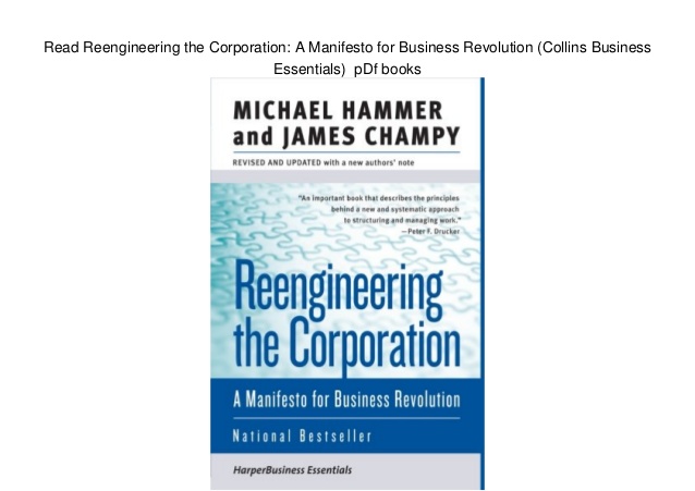 Reengineering the corporation hammer pdf online